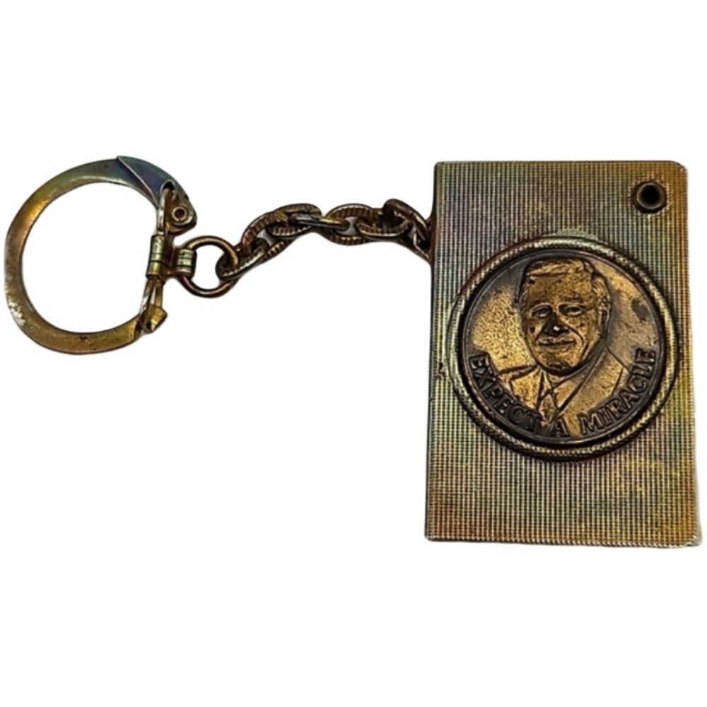 Oral Roberts University Expect a Miracle Prayer Tower Keychain